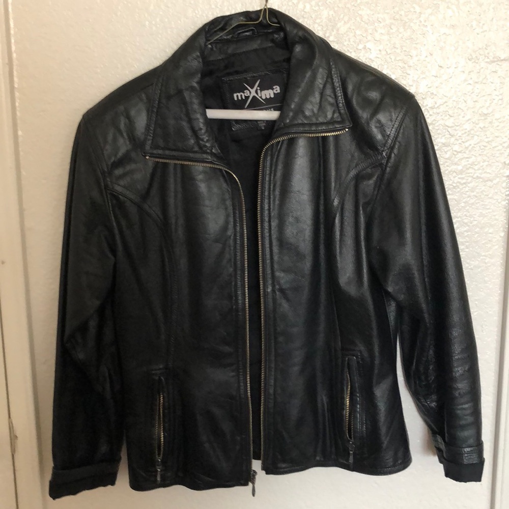 Leather jacket